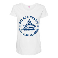 Relson Gracie Jiu Jitsu Cleveland Tank Top Maternity Scoop Neck T-shirt | Artistshot