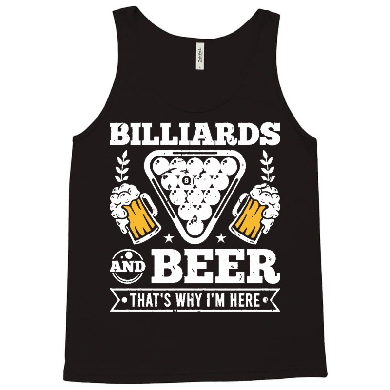 Billiards Gifts Billiards Beer Pool Player Mens Billiard Tank Top | Artistshot