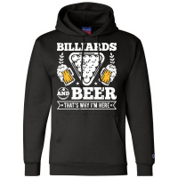 Billiards Gifts Billiards Beer Pool Player Mens Billiard Champion Hoodie | Artistshot