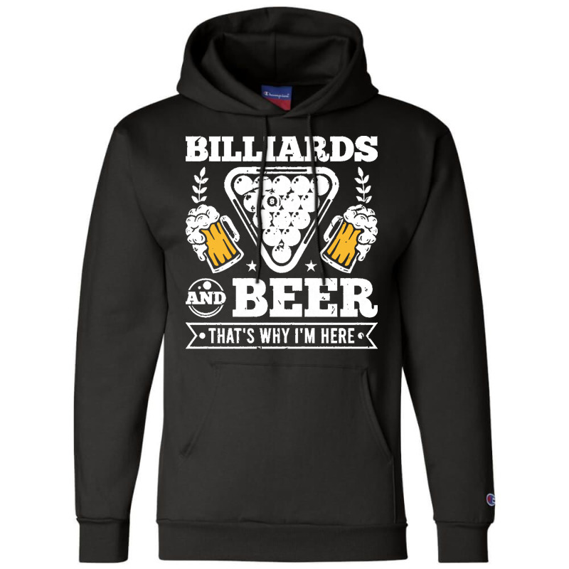 Billiards Gifts Billiards Beer Pool Player Mens Billiard Champion Hoodie | Artistshot