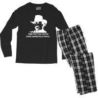 Chuck Norris Facts Men's Men's Long Sleeve Pajama Set | Artistshot