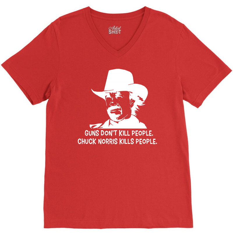 Chuck Norris Facts Men's V-neck Tee | Artistshot