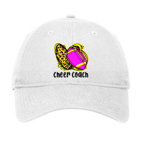 Cheer Coach Leopard Cheerleading Football Mom Adjustable Cap | Artistshot