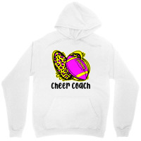 Cheer Coach Leopard Cheerleading Football Mom Unisex Hoodie | Artistshot