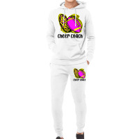 Cheer Coach Leopard Cheerleading Football Mom Hoodie & Jogger Set | Artistshot