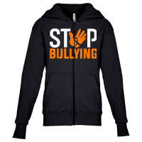 Stop Bullying Unity Day Orange End Bullying Anit Bully Kids T Shirt Youth Zipper Hoodie | Artistshot