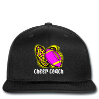 Cheer Coach Leopard Cheerleading Football Mom Printed Hat | Artistshot