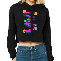 Shine Typography Cropped Hoodie | Artistshot