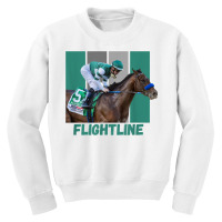 Flightline Horse Racing Thoroughbred Del Mar Santa Anita T Shirt Youth Sweatshirt | Artistshot