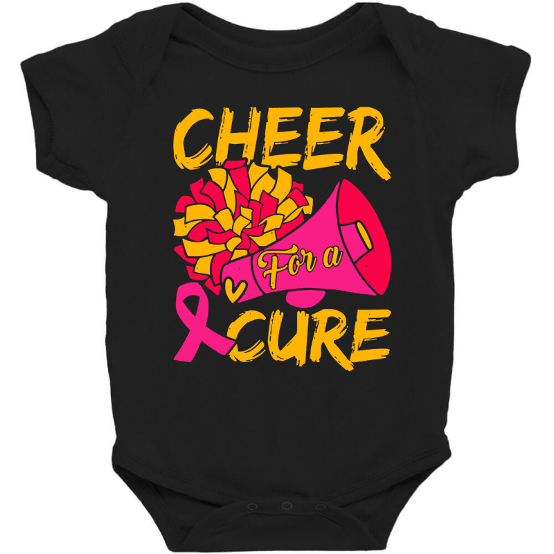 Cheer For Cure Pink Ribbon Awareness Women Baby Bodysuit | Artistshot