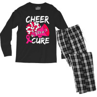 Cheer For Cure Pink Ribbon Awareness Women Men's Long Sleeve Pajama Set | Artistshot