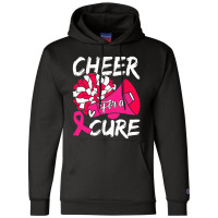 Cheer For Cure Pink Ribbon Awareness Women Champion Hoodie | Artistshot