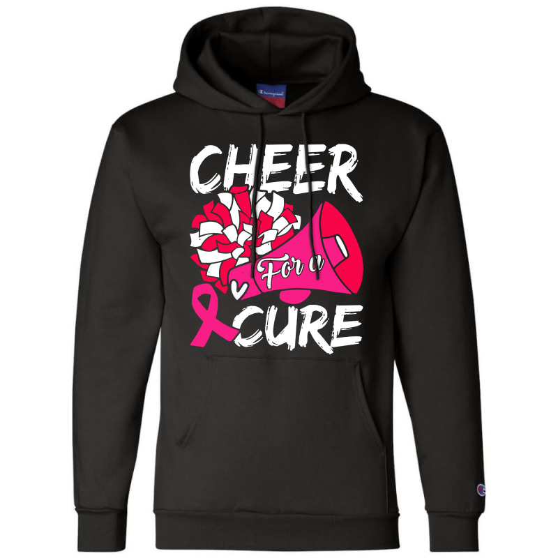 Cheer For Cure Pink Ribbon Awareness Women Champion Hoodie | Artistshot