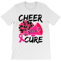 Cheer For Cure Pink Ribbon Awareness Women T-shirt | Artistshot