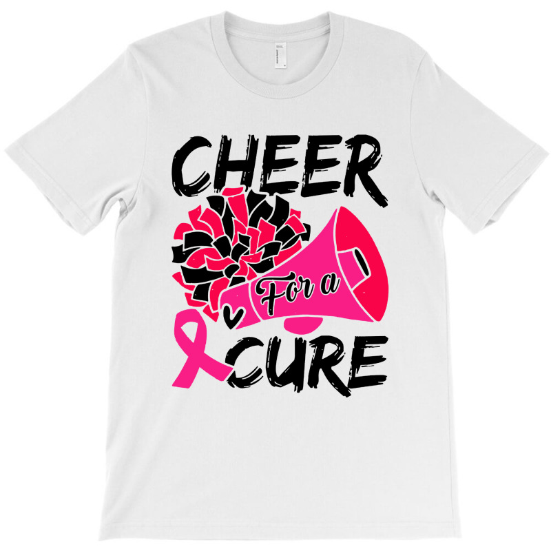 Cheer For Cure Pink Ribbon Awareness Women T-shirt | Artistshot