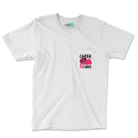 Cheer For Cure Pink Ribbon Awareness Women Pocket T-shirt | Artistshot