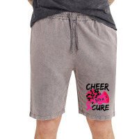 Cheer For Cure Pink Ribbon Awareness Women Vintage Short | Artistshot