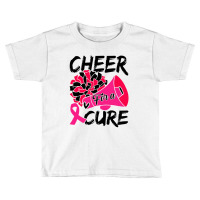 Cheer For Cure Pink Ribbon Awareness Women Toddler T-shirt | Artistshot