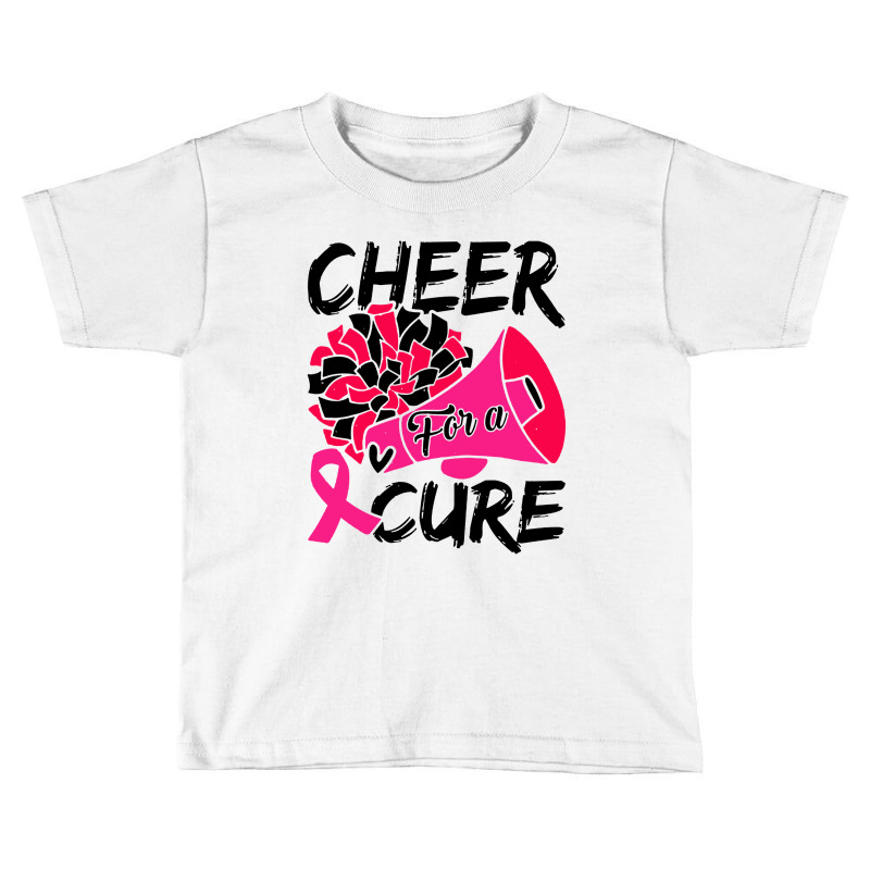 Cheer For Cure Pink Ribbon Awareness Women Toddler T-shirt | Artistshot