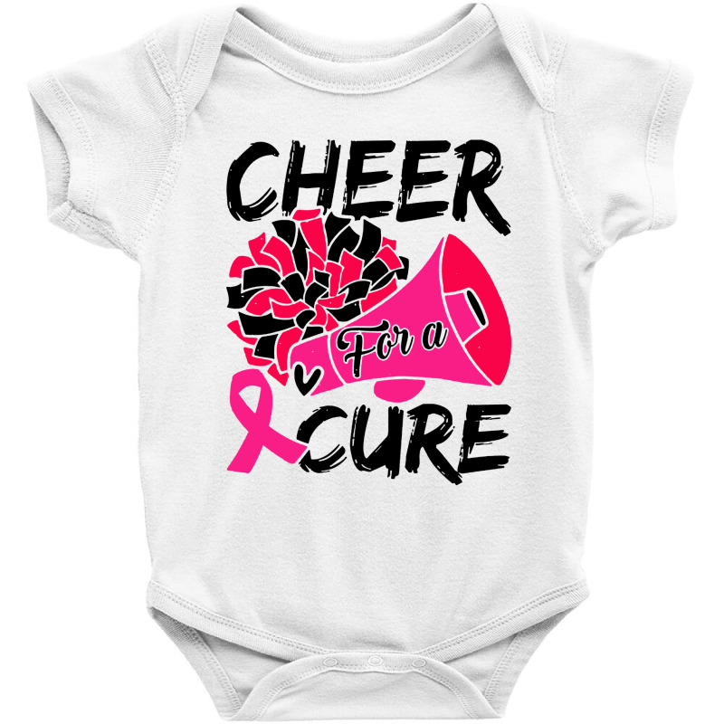 Cheer For Cure Pink Ribbon Awareness Women Baby Bodysuit | Artistshot