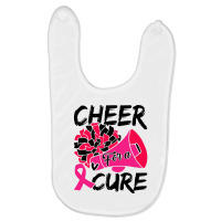 Cheer For Cure Pink Ribbon Awareness Women Baby Bibs | Artistshot