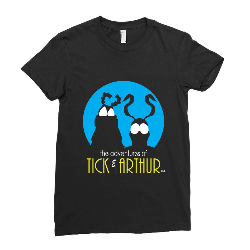 Tick And Arthur Gift Ladies Fitted T-Shirt by KaylahConley | Artistshot