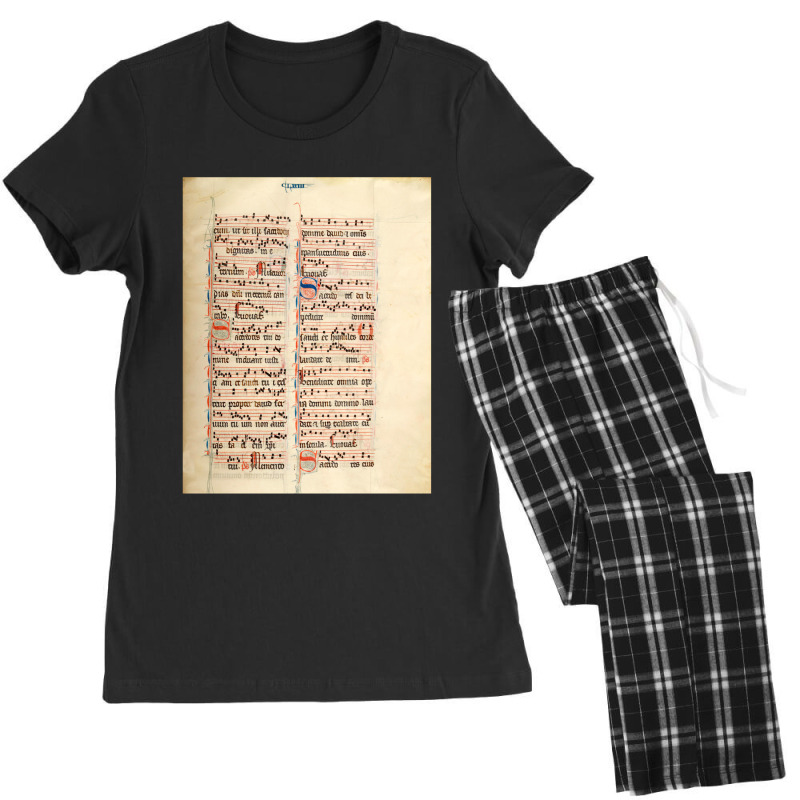 Medieval Illuminated Musical Notes Women's Pajamas Set by JAMESDSHARP | Artistshot