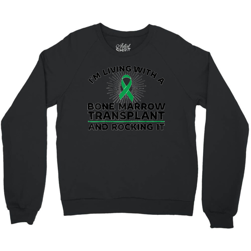 Funny Bone Marrow Transplant Design Bmt Survivors Donors Raglan Baseba Crewneck Sweatshirt | Artistshot