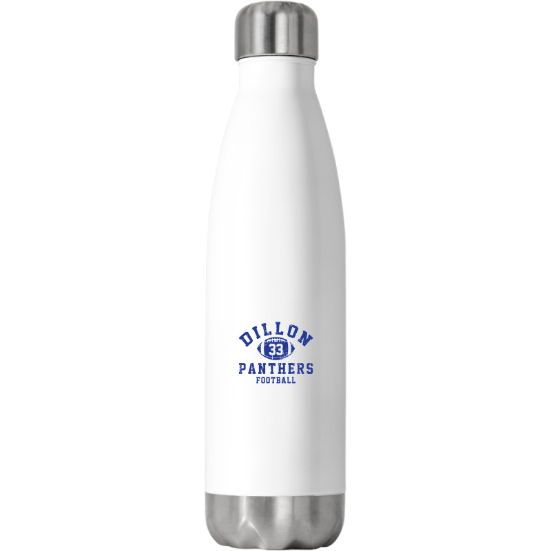 Custom Dillon Panthers Football - 33 Stainless Steel Water Bottle By  Cherriscott - Artistshot