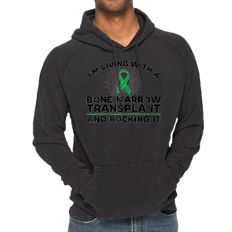 Funny Bone Marrow Transplant Design Bmt Survivors Donors Raglan Baseba Vintage Hoodie | Artistshot