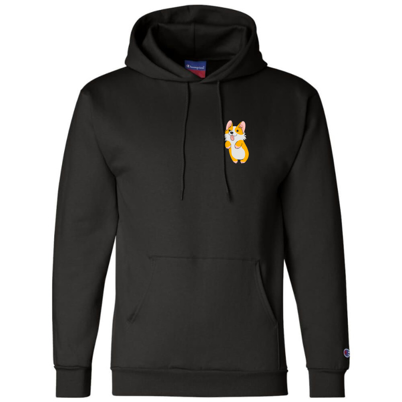 Cute Dog Caressing Me Champion Hoodie | Artistshot