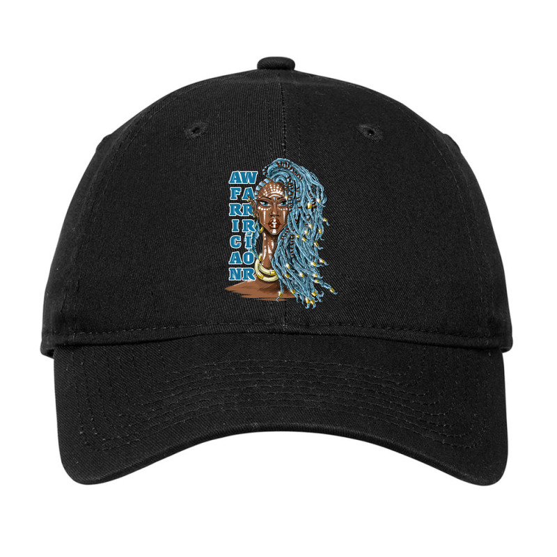 Warrior Woman With Blue Hair For Friend Adjustable Cap | Artistshot