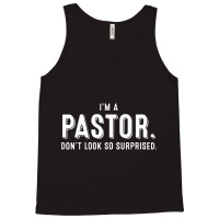 Funny I'm A Pastor Gift  Cute Christian Clergy Men Women T Shirt Tank Top | Artistshot