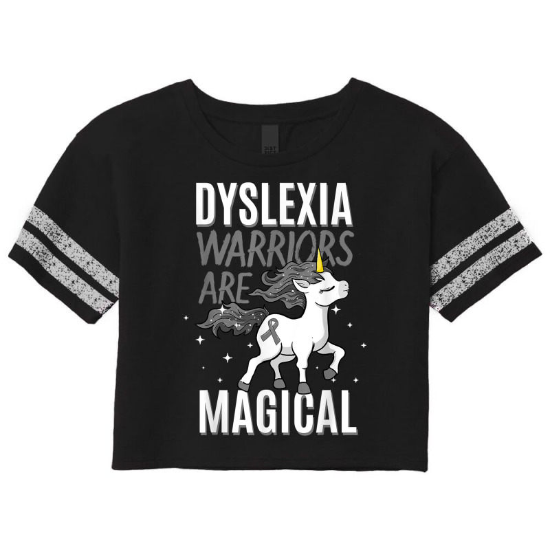 Dyslexia Magical Unicorn Learning Disability Dyslexic Alexia T Shirt Scorecard Crop Tee by cm-arts | Artistshot