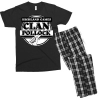 Pollock Highland Games Scottish Clan T Shirt Men's T-shirt Pajama Set | Artistshot