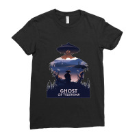 Decor Game Wall Art Custom Poster Ghost Of Tsushima Ladies Fitted T-shirt | Artistshot