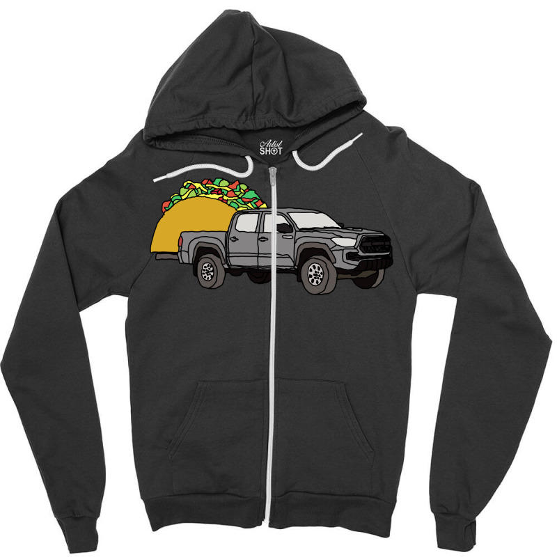 Taco Tacoma Truck Trd Overlanding Overland 4wd 4x4 Off Road Pullover H Zipper Hoodie by cm-arts | Artistshot