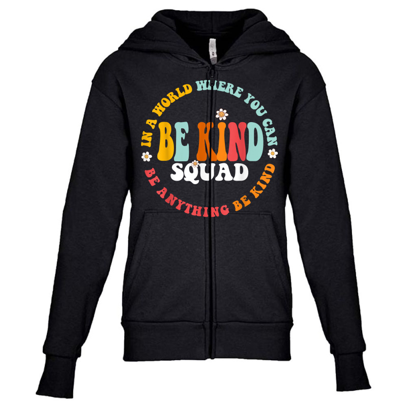 Matching Unity Day Orange Spanish Bilingual Be Kind Squad T Shirt Youth Zipper Hoodie by cm-arts | Artistshot