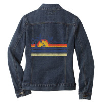 Peter Pan Tinker Bell Flying Silhouette Ladies Denim Jacket | Artistshot