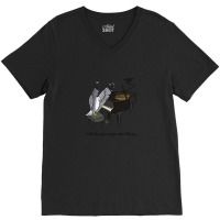 Keyboard Playing Seabird That Sings V-neck Tee | Artistshot