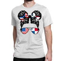 Half American Half Panamanian Girl Usa Panama Flag Patriot T Shirt Classic T-shirt | Artistshot