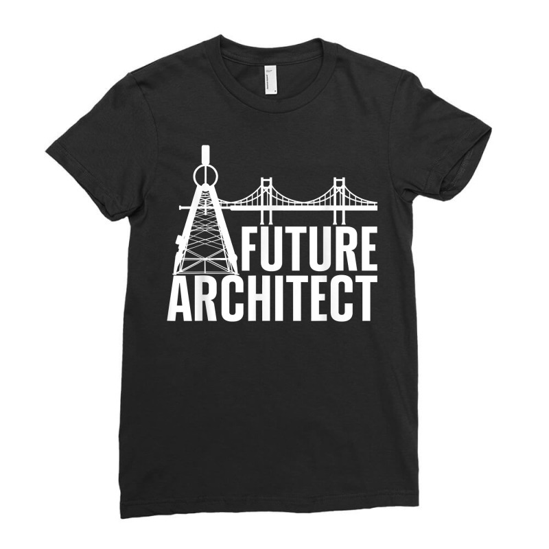 Cool Future Architect Art Boy Girl Kids Architecture Student T Shirt Ladies Fitted T-Shirt by montistd | Artistshot