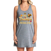 One Thankful Principal Fall Autumn Pumpkin Thanksgiving Tank Dress | Artistshot