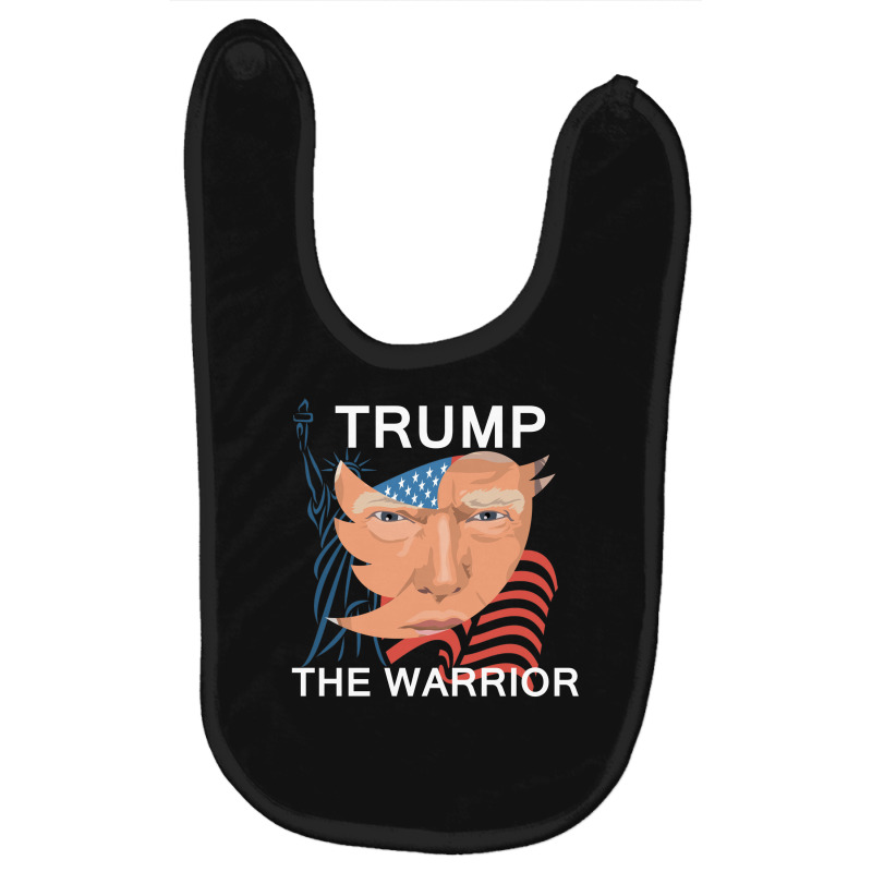 Trump The Warrior Tweet Gift Baby Bibs | Artistshot