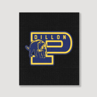 Friday Night Lights Dillon Panthers Portrait Canvas Print | Artistshot