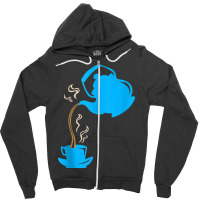 Tea Pot Aromatic Beverage Drinking Tea Drinker Tank Top Zipper Hoodie | Artistshot