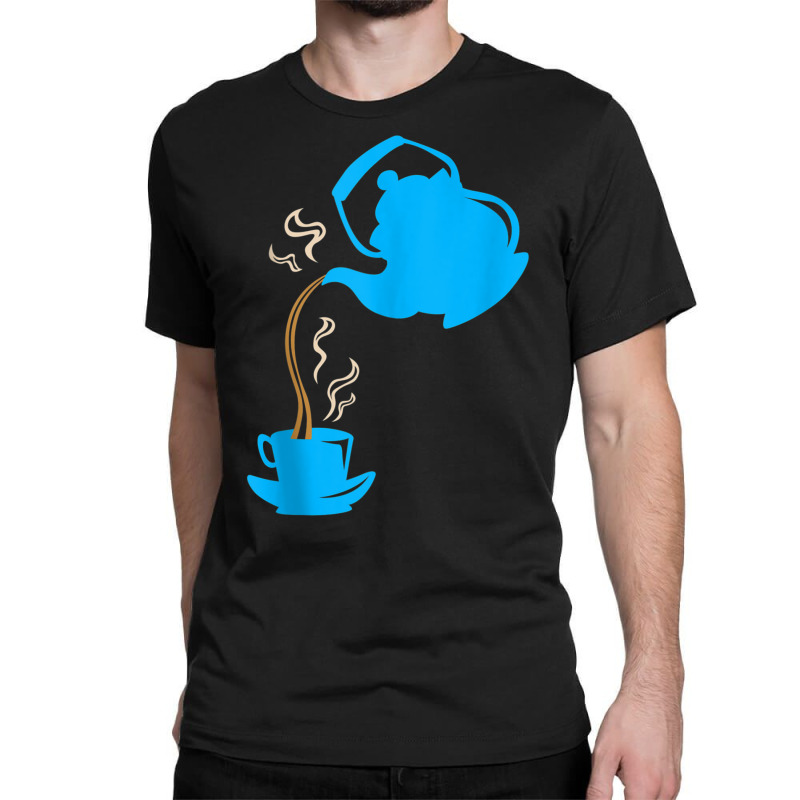 Tea Pot Aromatic Beverage Drinking Tea Drinker Tank Top Classic T-shirt by cm-arts | Artistshot