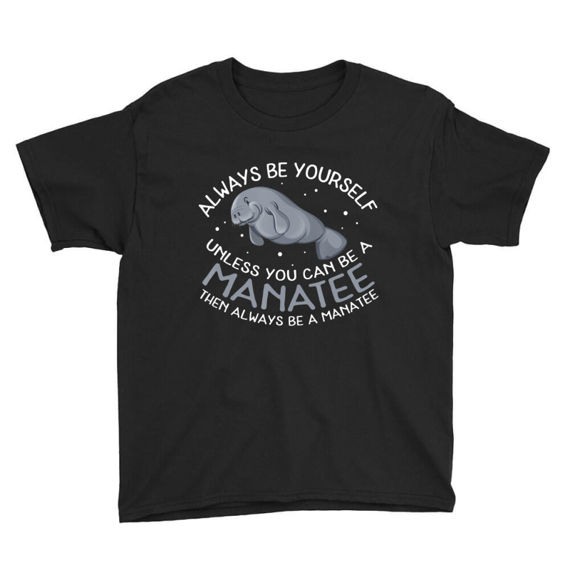 Manatee Always Be A Manatee Youth Tee | Artistshot