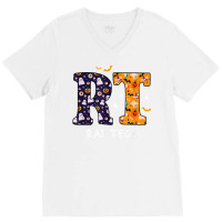 Rt Rad Tech Halloween Costume Radiologic Technologists Nurse T Shirt V-neck Tee | Artistshot