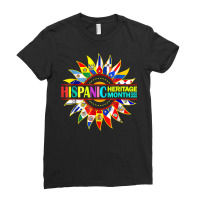 National Hispanic Heritage Month Celebration Latin Flags T Shirt Ladies Fitted T-shirt | Artistshot